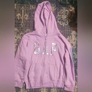 GAP Kids Light Purple Zip-Up Hoodie